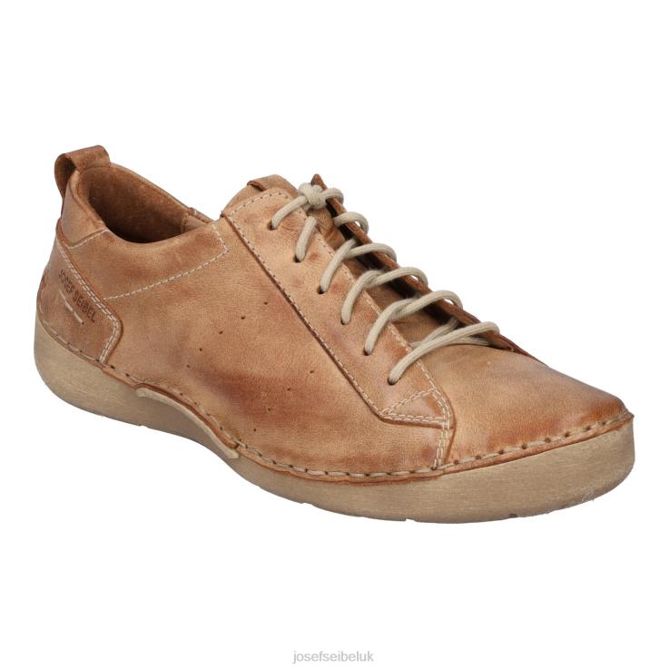 Fergey 56 Lace-Up Shoes Women Josef Seibel ZBTV028 COGNAC