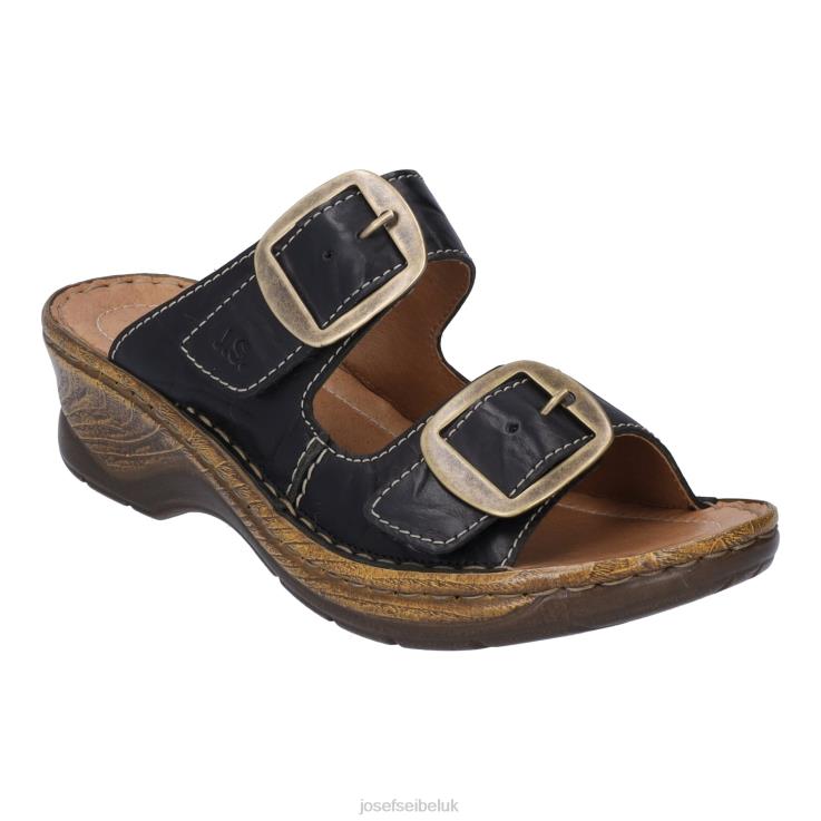 Catalonia 76 Sandals Women Josef Seibel ZBTV093 BLACK