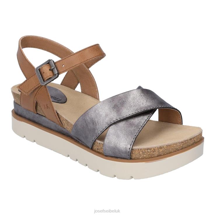 Clea 10 Sandals Women Josef Seibel ZBTV0127 ANTHRAZIT