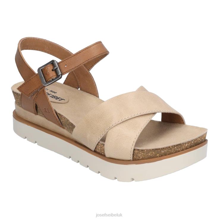 Clea 10 Sandals Women Josef Seibel ZBTV0128 CREME